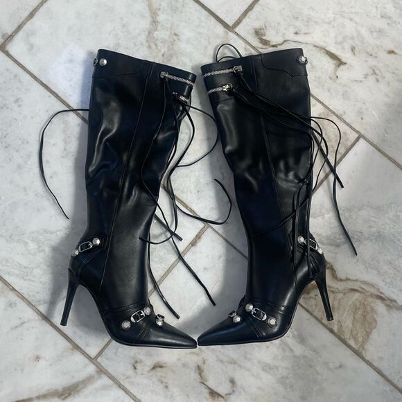 Stilleto fringe boots - Picture 14 of 15
